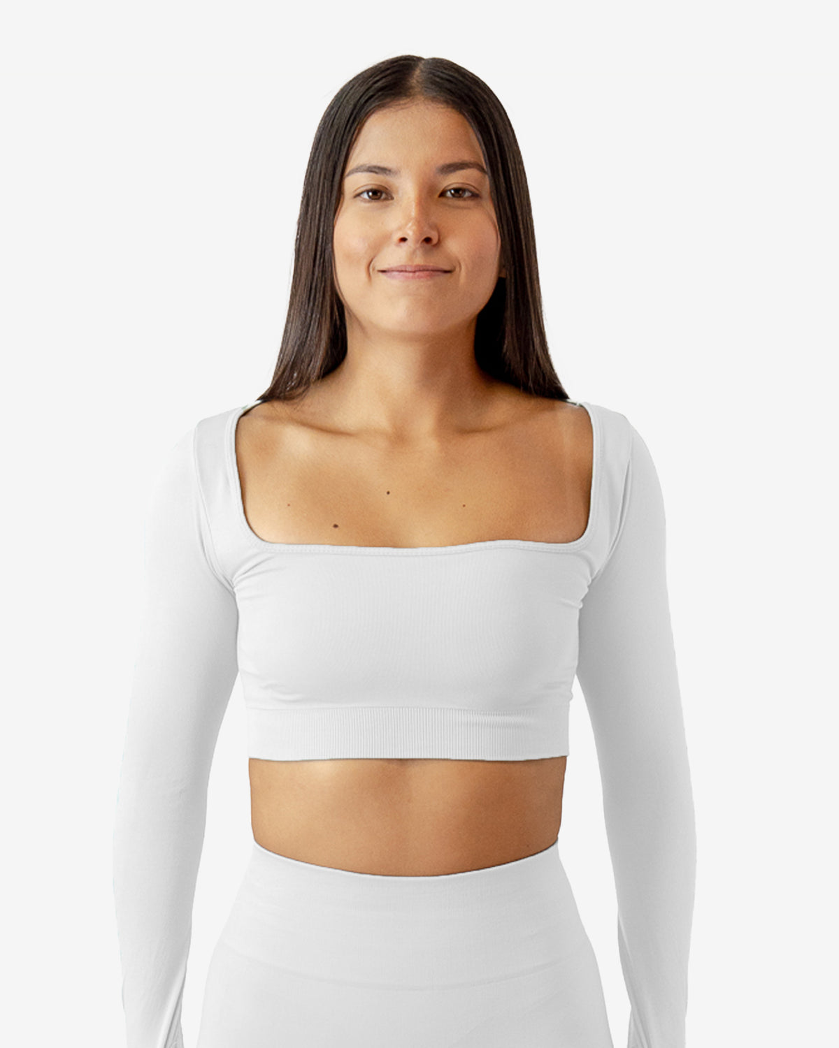 CROP TOP MANGA LARGA