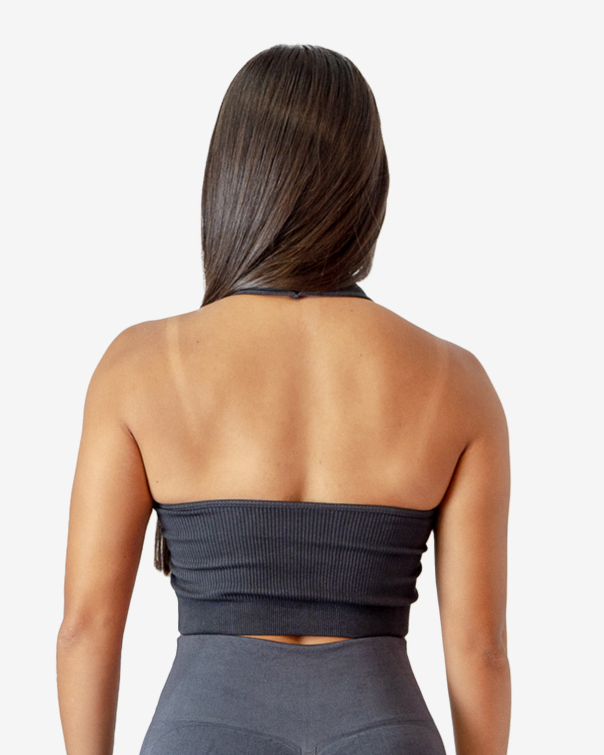 TOP HALTER ACANALADO